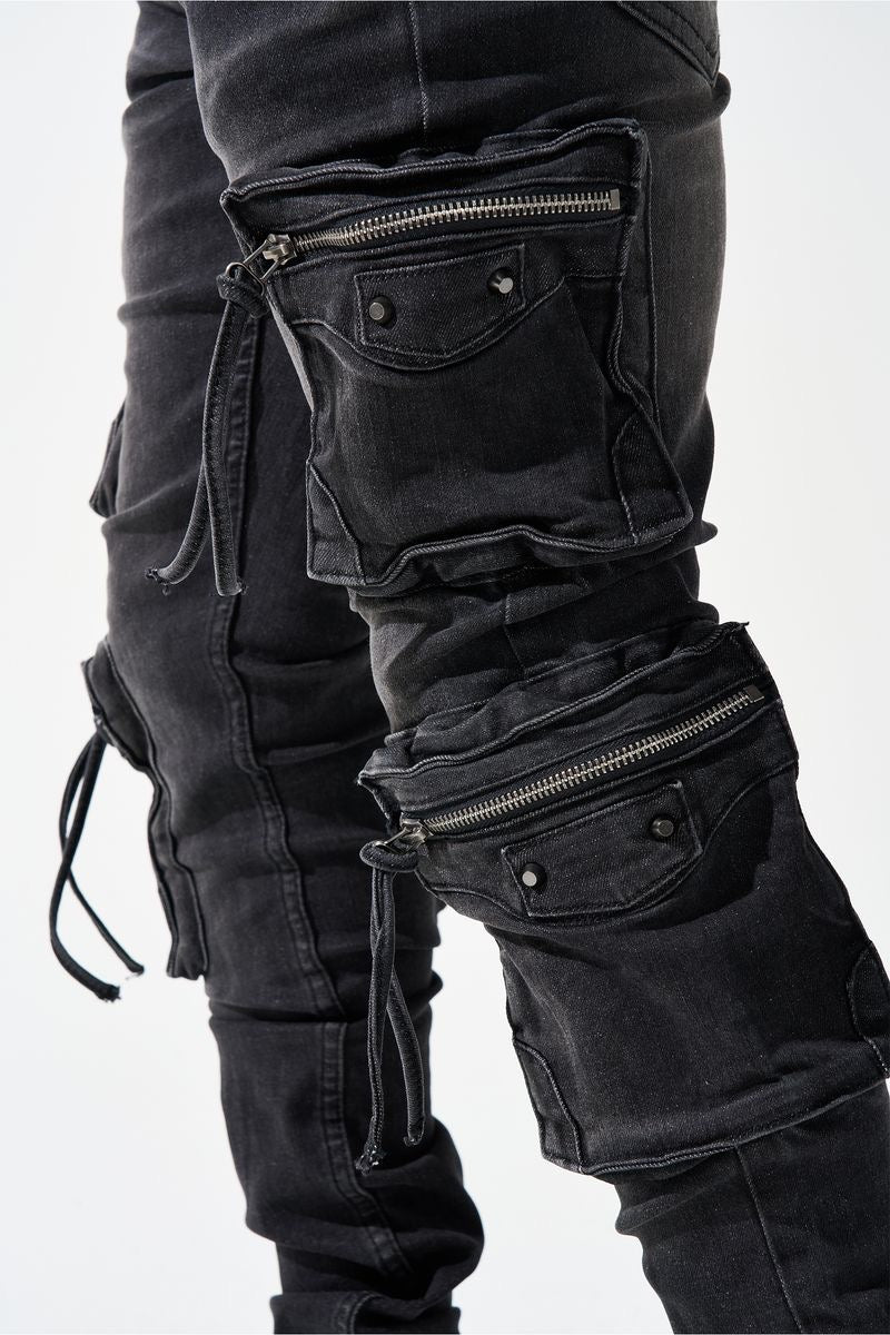 SERENEDE-Men's Skinny Fit Jeans and Denim