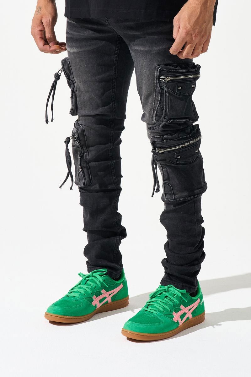 SERENEDE-Men's Skinny Fit Jeans and Denim
