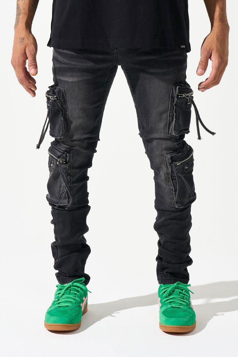 SERENEDE-Men's Skinny Fit Jeans and Denim