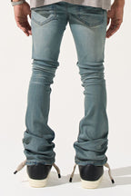 SERENEDE-Men's Stacked Jeans and Denim
