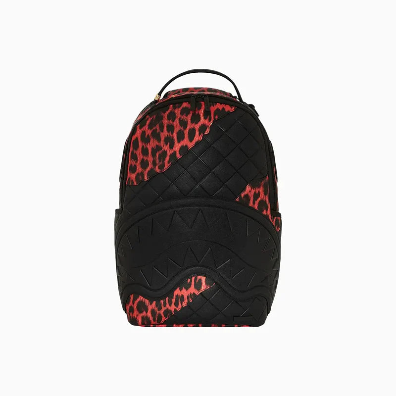 SPRAYGROUND Red Leopard Puffer DLX Backpack B7629 - Gravity NYC
