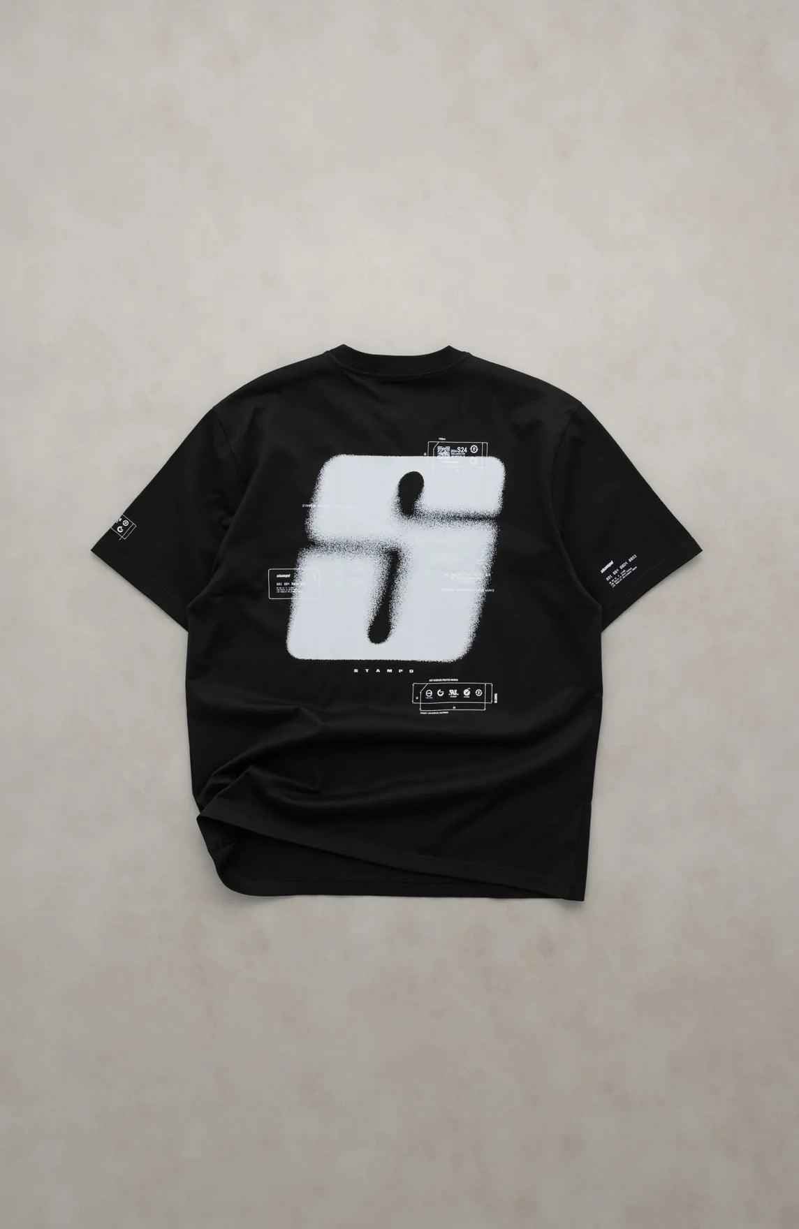 Camiseta relajada de tránsito de verano de STAMPD Imagen secundaria del producto
