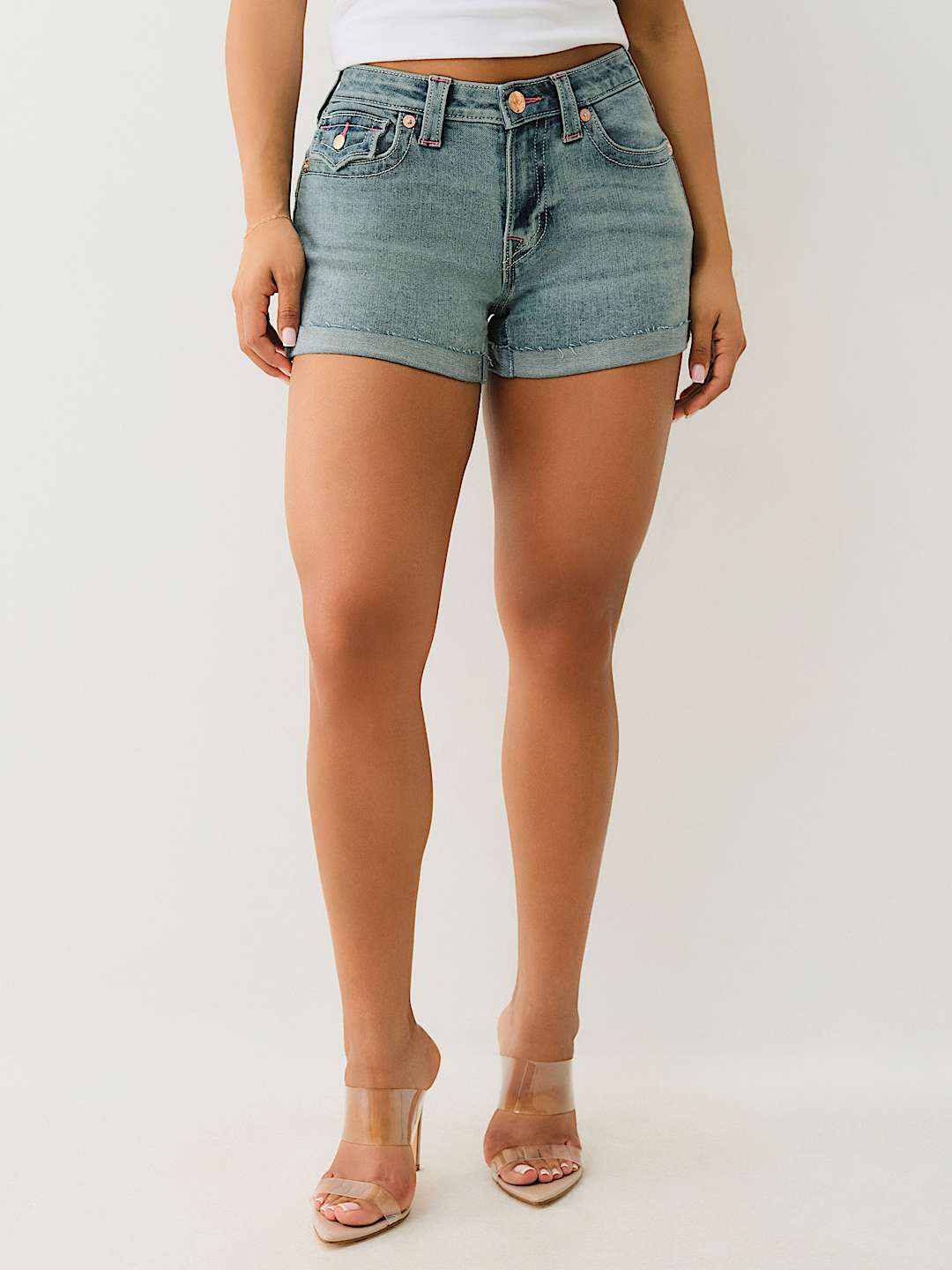 TRUE RELIGION-Women's Jean Shorts and Denim Shorts Imagen principal del producto