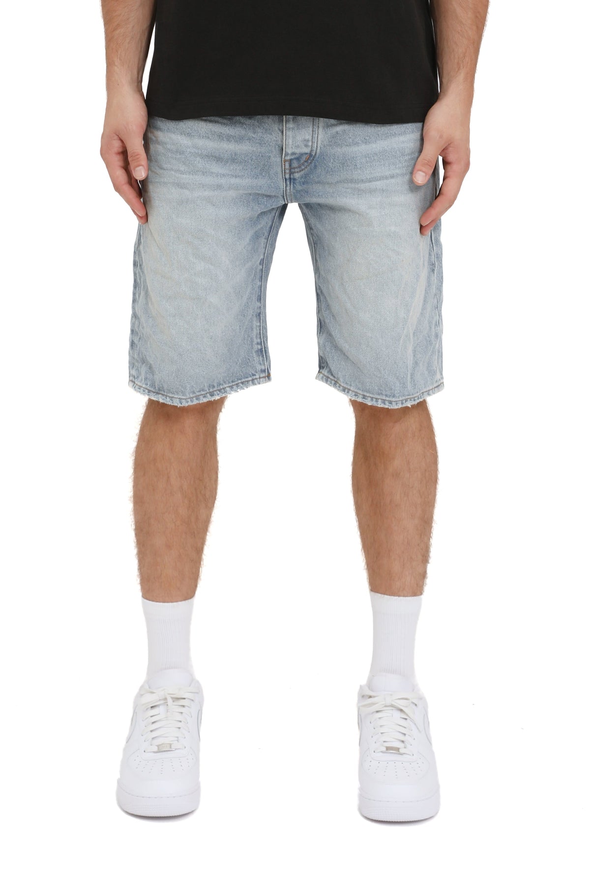 PURPLE BRAND P059 Rivio Worn Shorts - Gravity NYC
