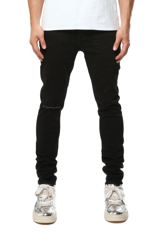 PURPLE BRAND P002 Knee Slit Rinse Slim - Gravity NYC