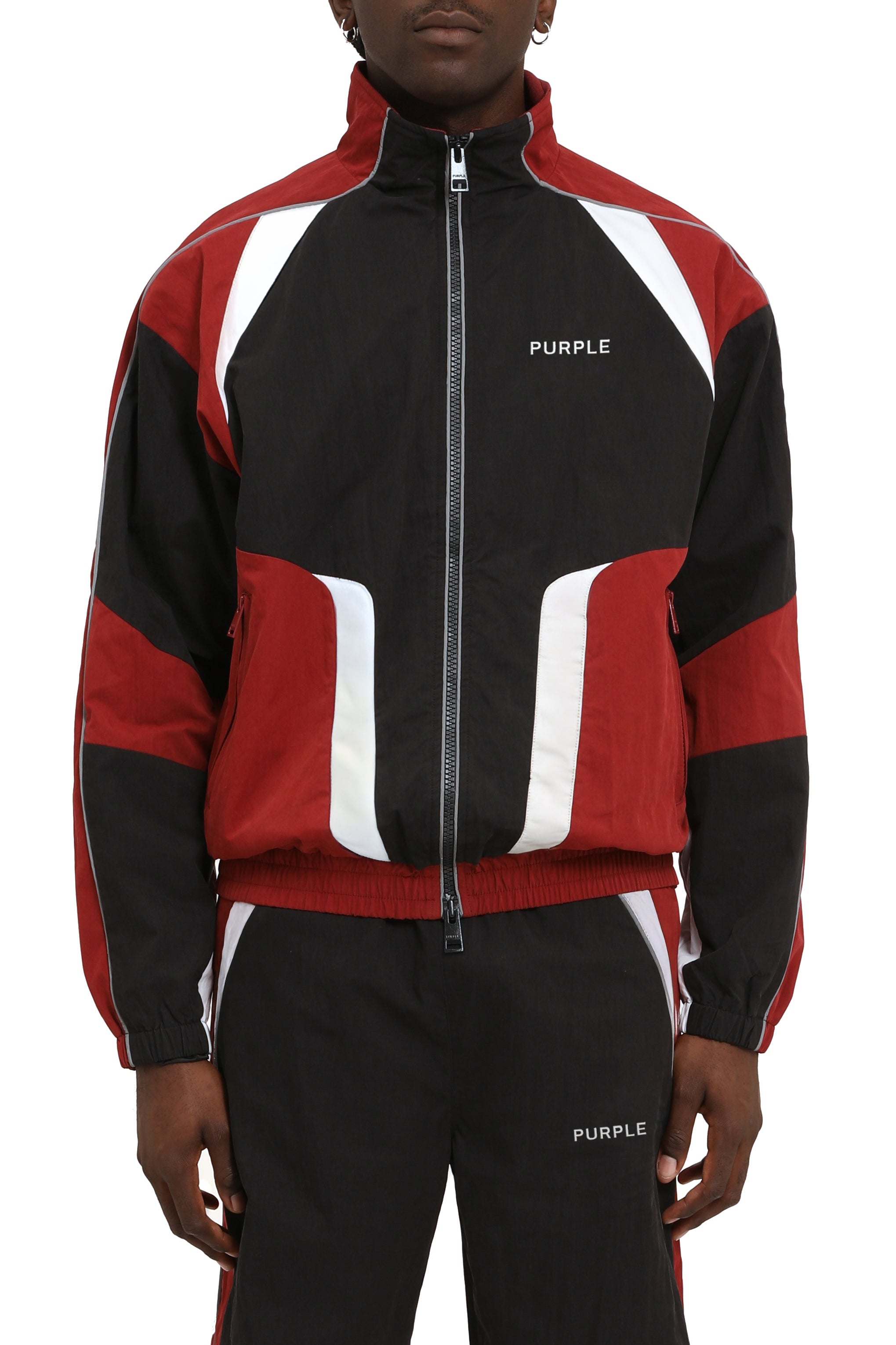 PURPLE BRAND M6102 Poplin Track Jacket - Gravity NYC
