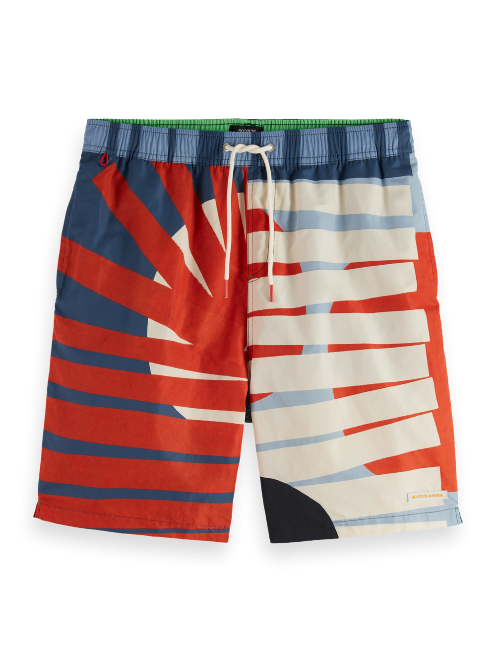 SCOTCH AND SODA Printed Longer-Length Swimshort - Gravity NYC