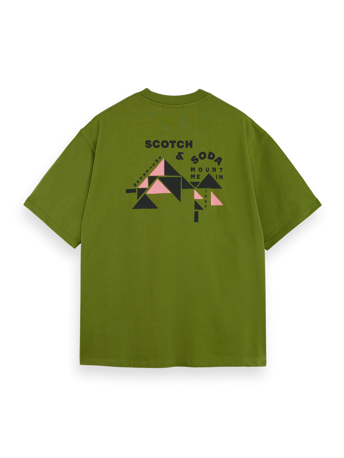 SCOTCH AND SODA Loose-Fit Front and Back Artwork T-Shirt