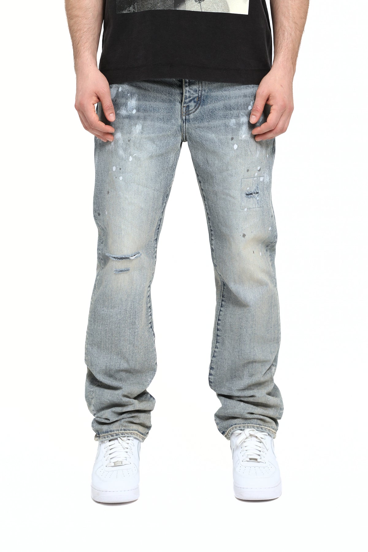 PURPLE BRAND P011 Light Vintage Splash Paint - Gravity NYC