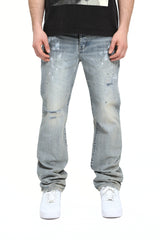 PURPLE BRAND P011 Light Vintage Splash Paint - Gravity NYC