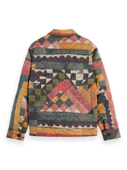 SCOTCH AND SODA Patchwork Mountain Print Overshirt - Gravity NYC