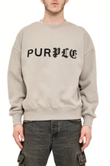 PURPLE BRAND P402 Heavyweight Fleece Crewneck - Gravity NYC