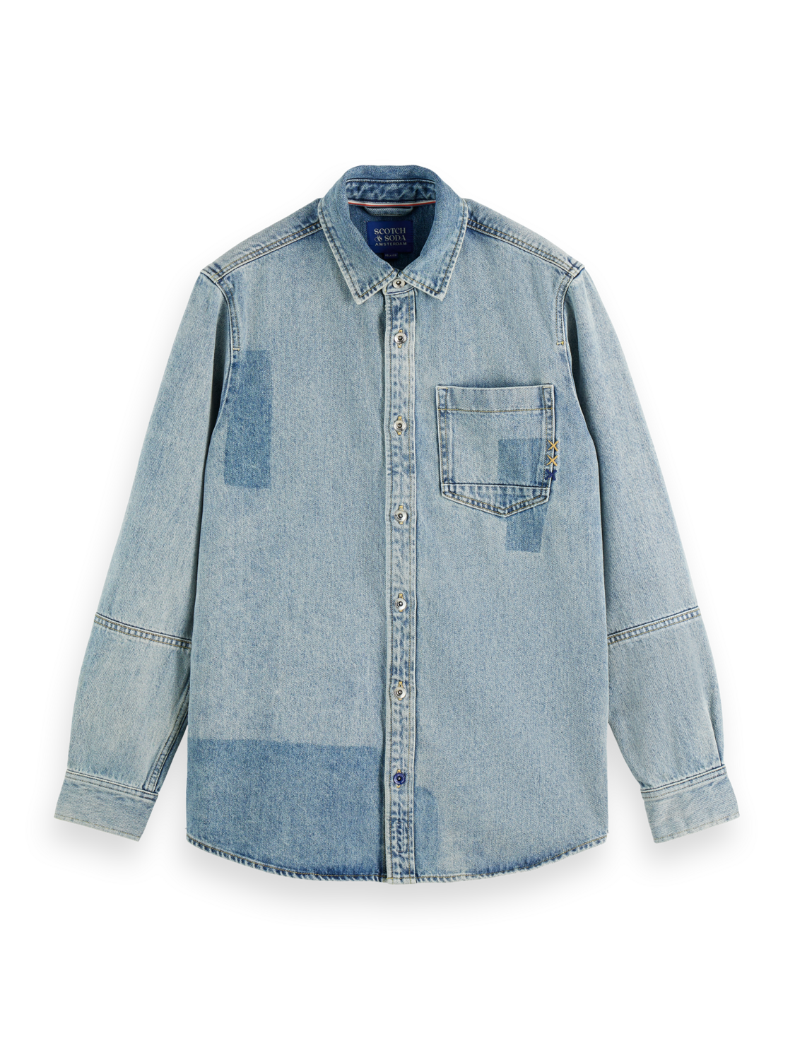 SCOTCH AND SODA Customized Denim Overshirt - Gravity NYC
