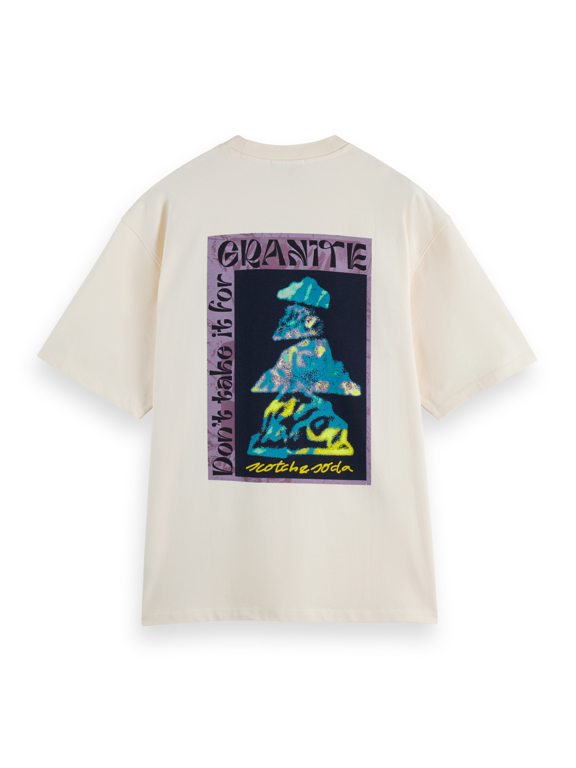 SCOTCH AND SODA Loose-Fit Front and Back Artwork T-Shirt - Gravity NYC