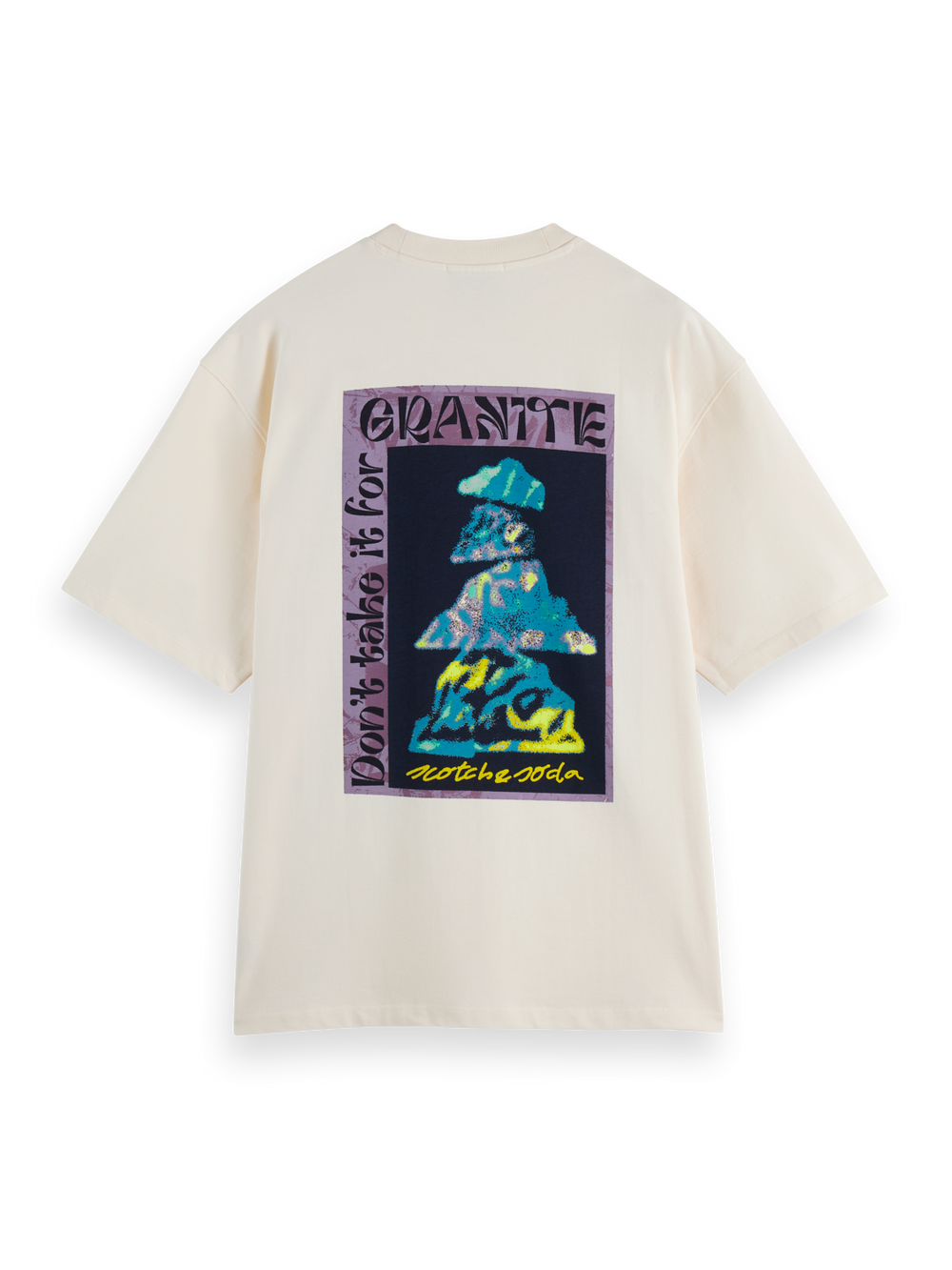 SCOTCH AND SODA Loose-Fit Front and Back Artwork T-Shirt - Gravity NYC