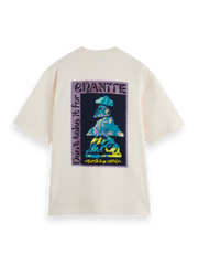 SCOTCH AND SODA Loose-Fit Front and Back Artwork T-Shirt - Gravity NYC