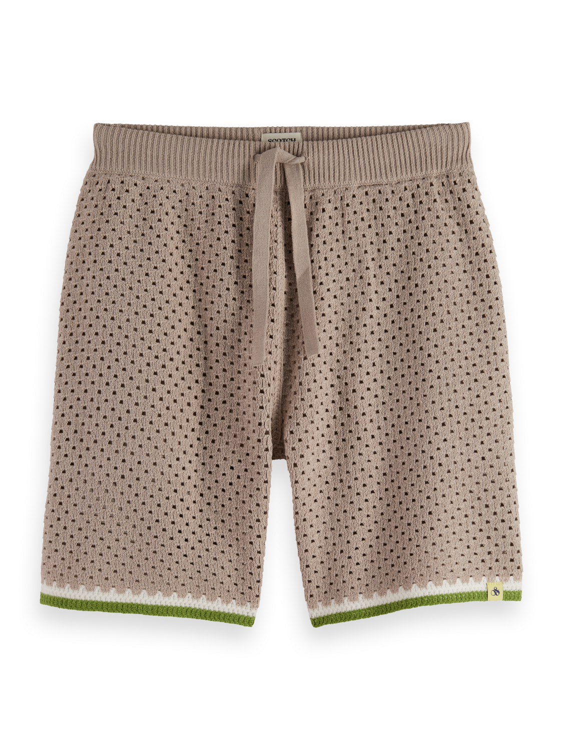 SCOTCH & SODA Crochet Knitted Short Gravity NYC