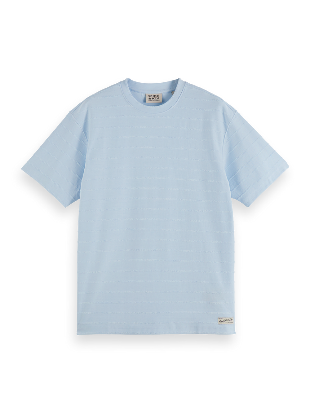 SCOTCH AND SODA Relaxed-Fit Towelling Striped T-Shirt - Gravity NYC