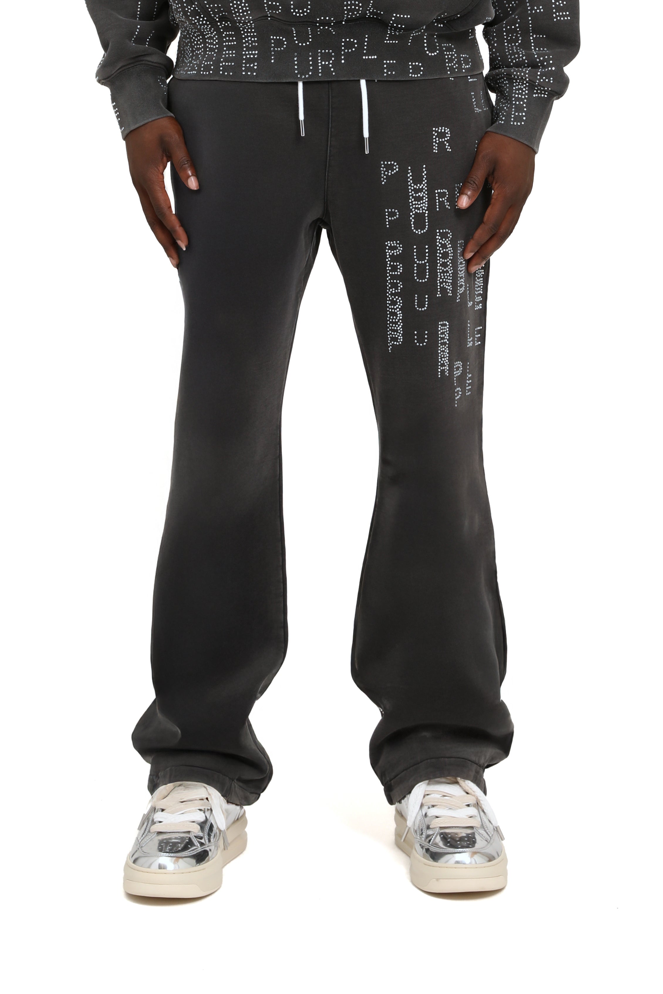 PURPLE BRAND P459 Mediumweight Fleece Flared Pants - Gravity NYC