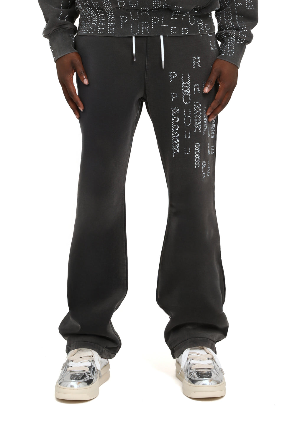 PURPLE BRAND P459 Mediumweight Fleece Flared Pants - Gravity NYC