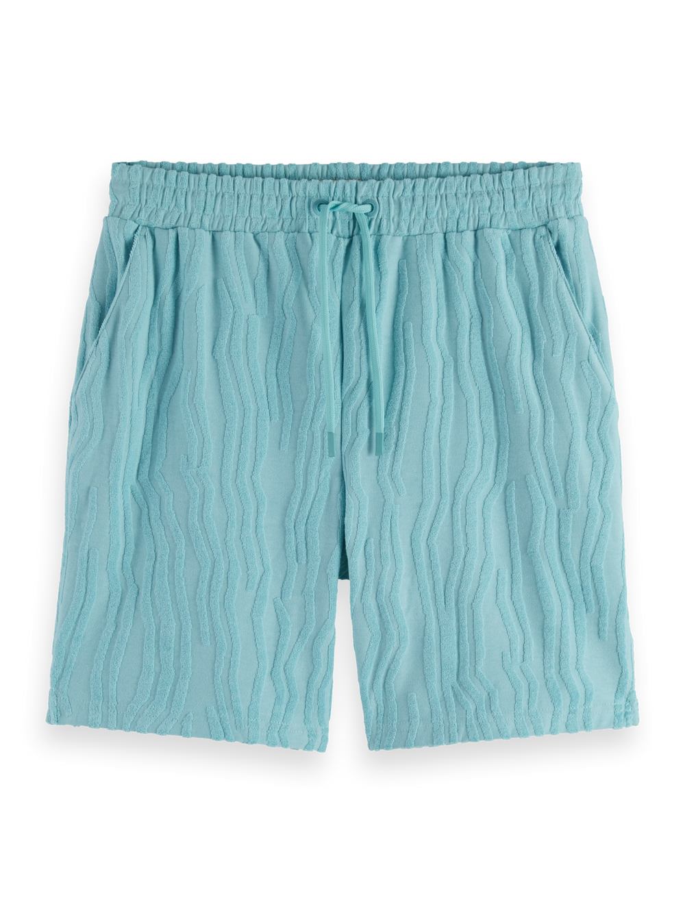 SCOTCH AND SODA Cotton Terry Jacquard Shorts - Gravity NYC