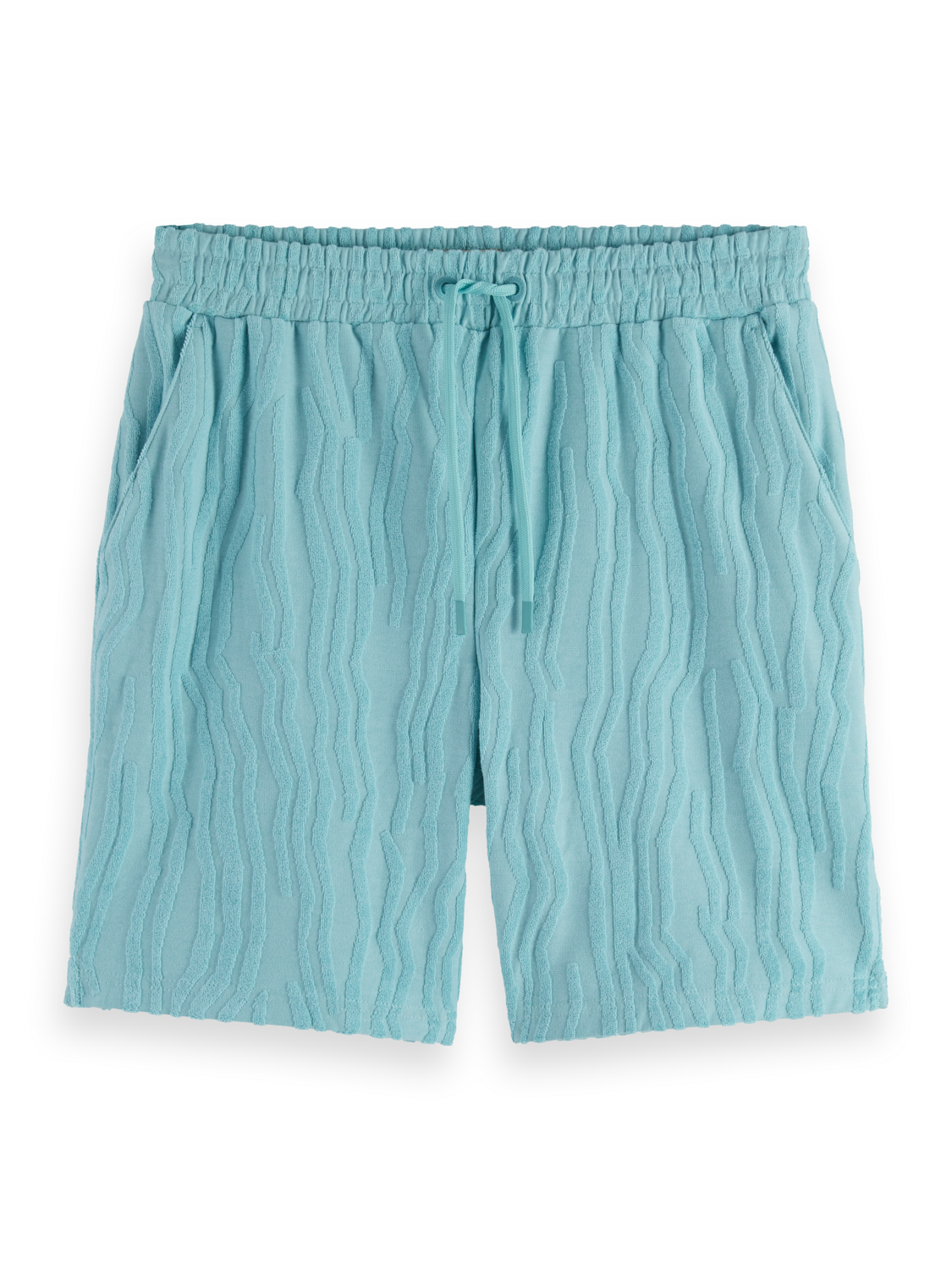 SCOTCH AND SODA Cotton Terry Jacquard Shorts - Gravity NYC