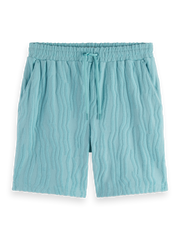 SCOTCH AND SODA Cotton Terry Jacquard Shorts - Gravity NYC