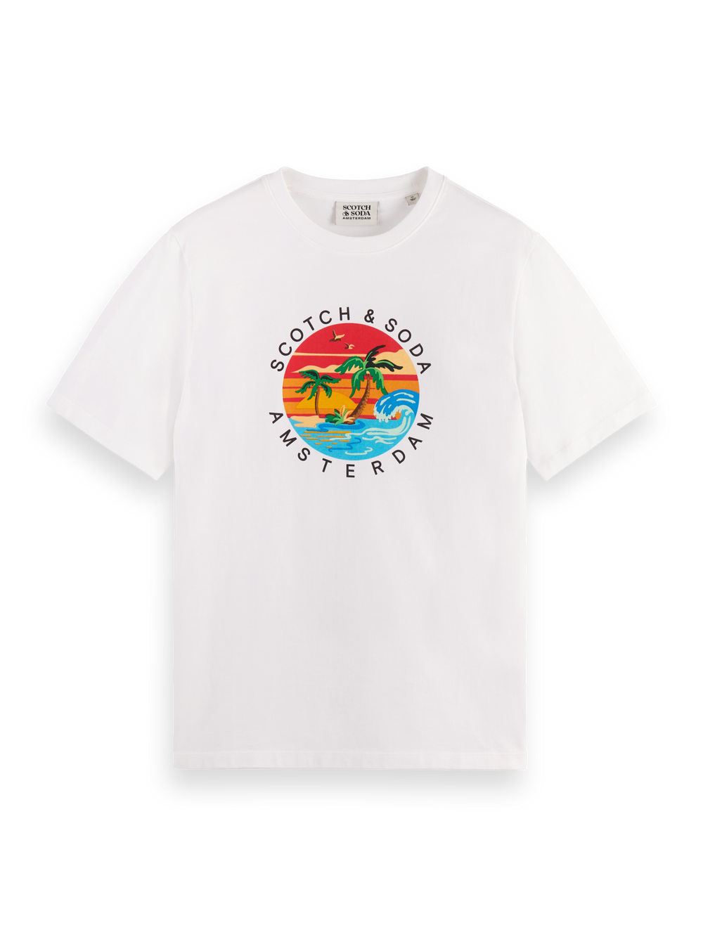 SCOTCH AND SODA Regular-Fit Front Artwork T-Shirt - Gravity NYC