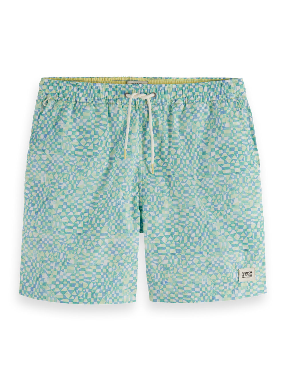 SCOTCH AND SODA Mini-Printed Mid-Length Swimshort - Gravity NYC