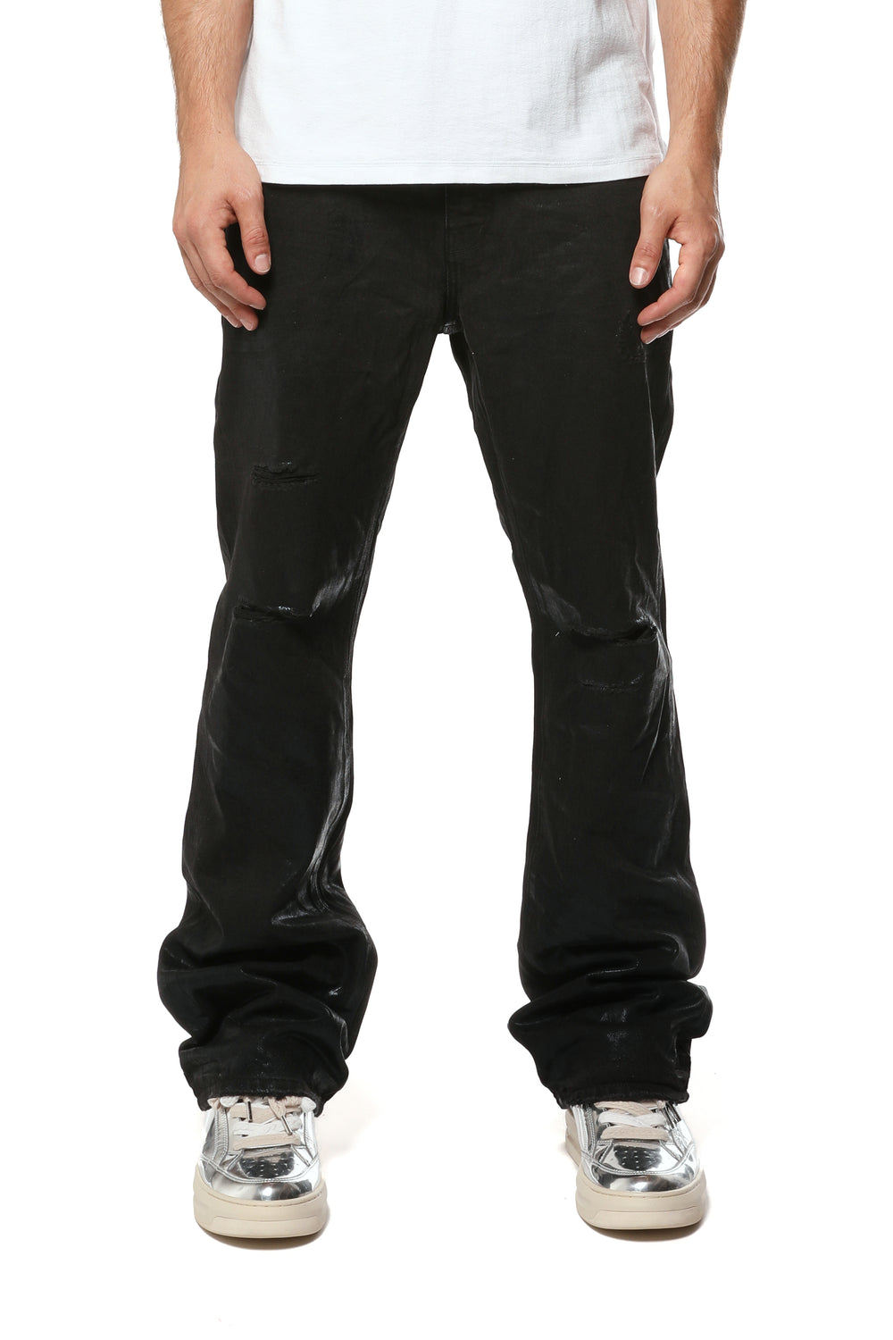 PURPLE BRAND P026 Rinsed Darkest Black Foil - Gravity NYC