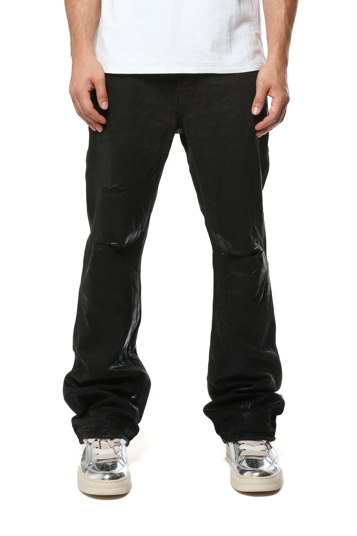 PURPLE BRAND P026 Rinsed Darkest Black Foil - Gravity NYC