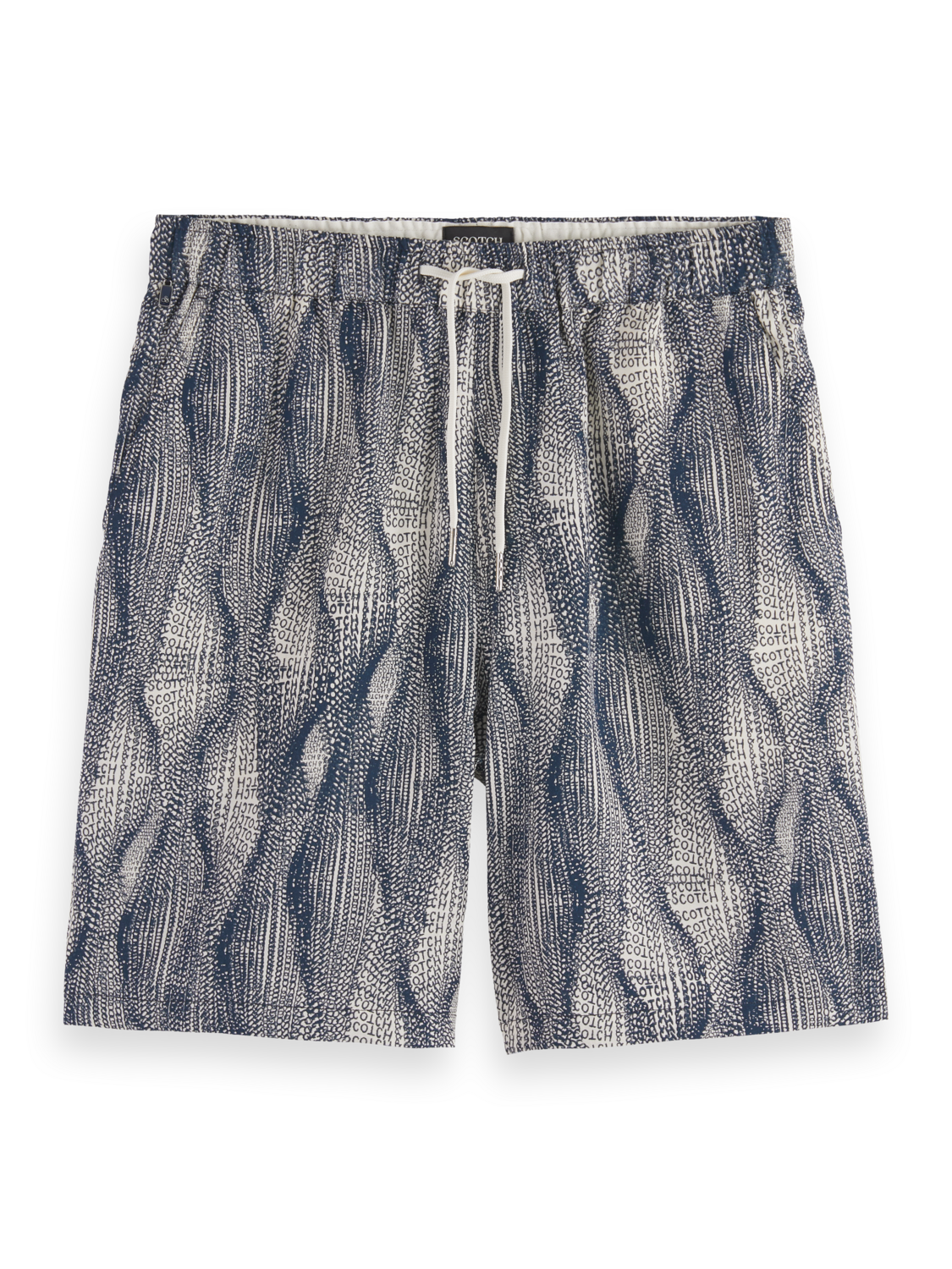 SCOTCH AND SODA Fave-Printed Tencel Relaxed Bermuda - Gravity NYC