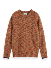 SCOTCH AND SODA Chunky Slub Dropped Shoulder Pullover - Gravity NYC