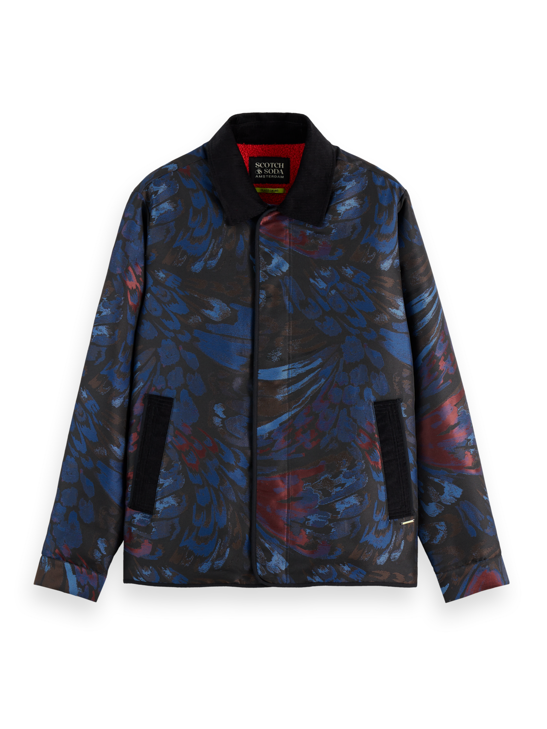 SCOTCH AND SODA Jacquard Feathers Blouson - Gravity NYC