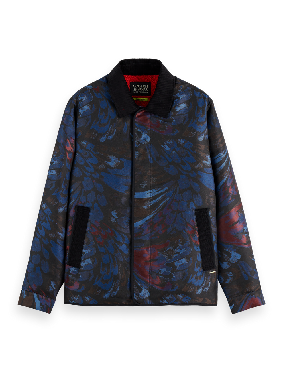 SCOTCH AND SODA Jacquard Feathers Blouson - Gravity NYC
