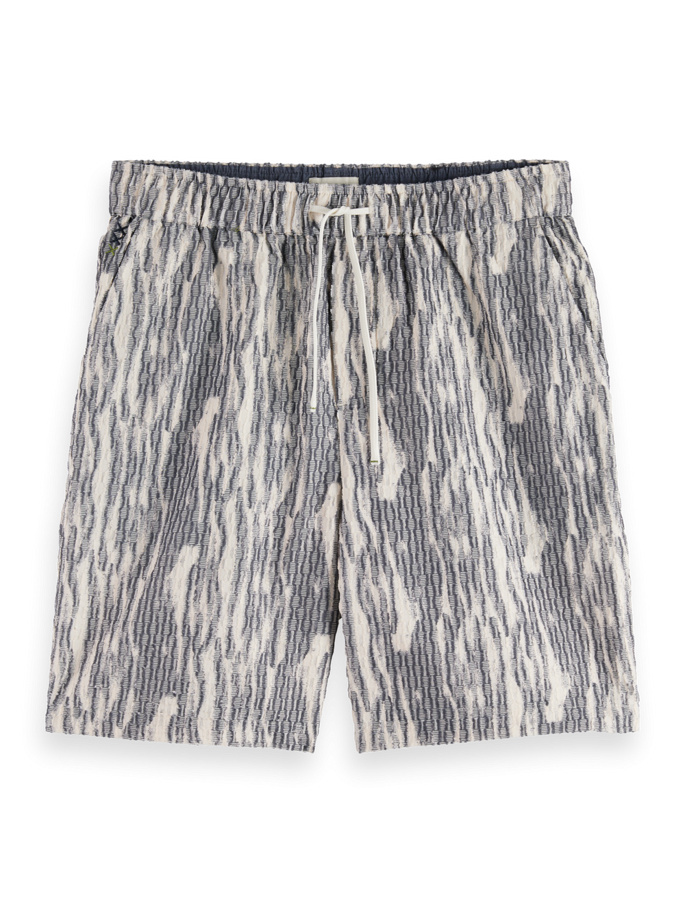 SCOTCH AND SODA Fave-Jacquard Viscose-Blend Bermuda - Gravity NYC