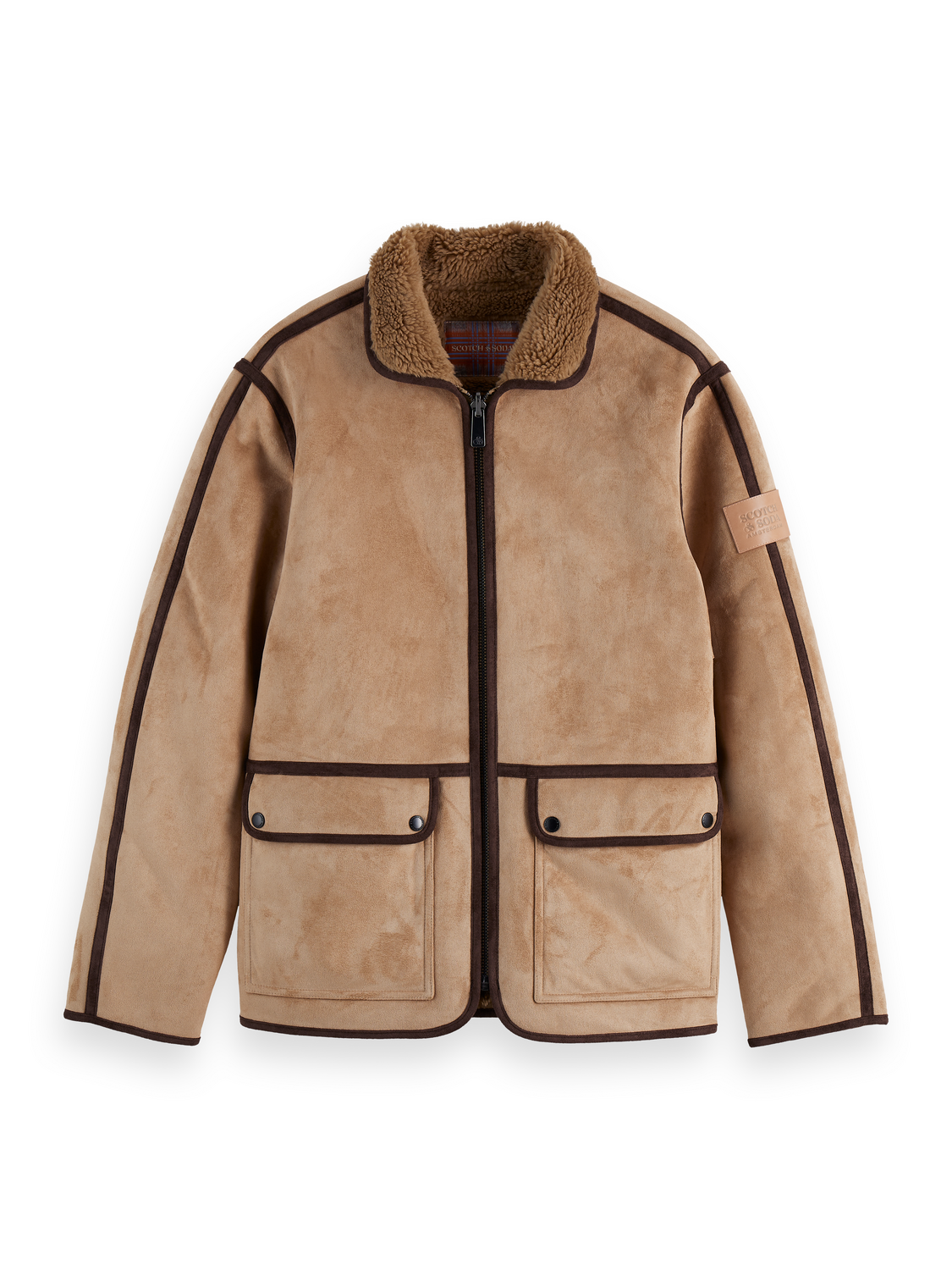 SCOTCH AND SODA Faux Shearling Jacket - Gravity NYC