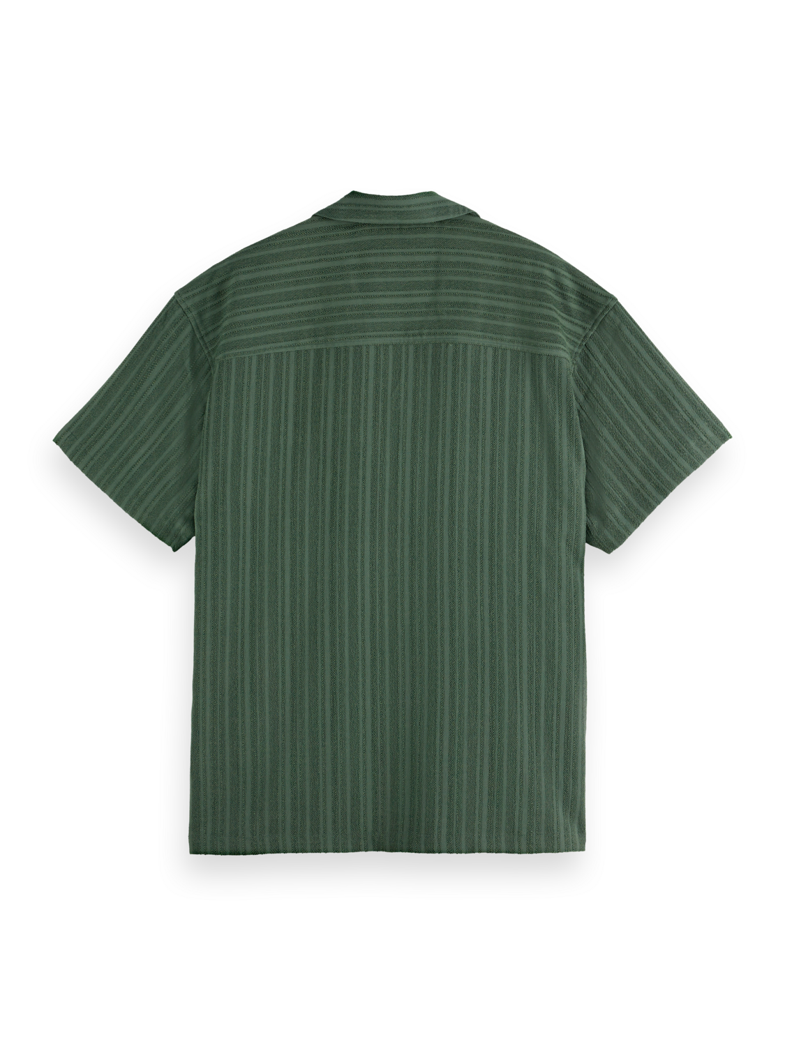 SCOTCH AND SODA Tonal-Striped Short-Sleeved Shirt - Gravity NYC