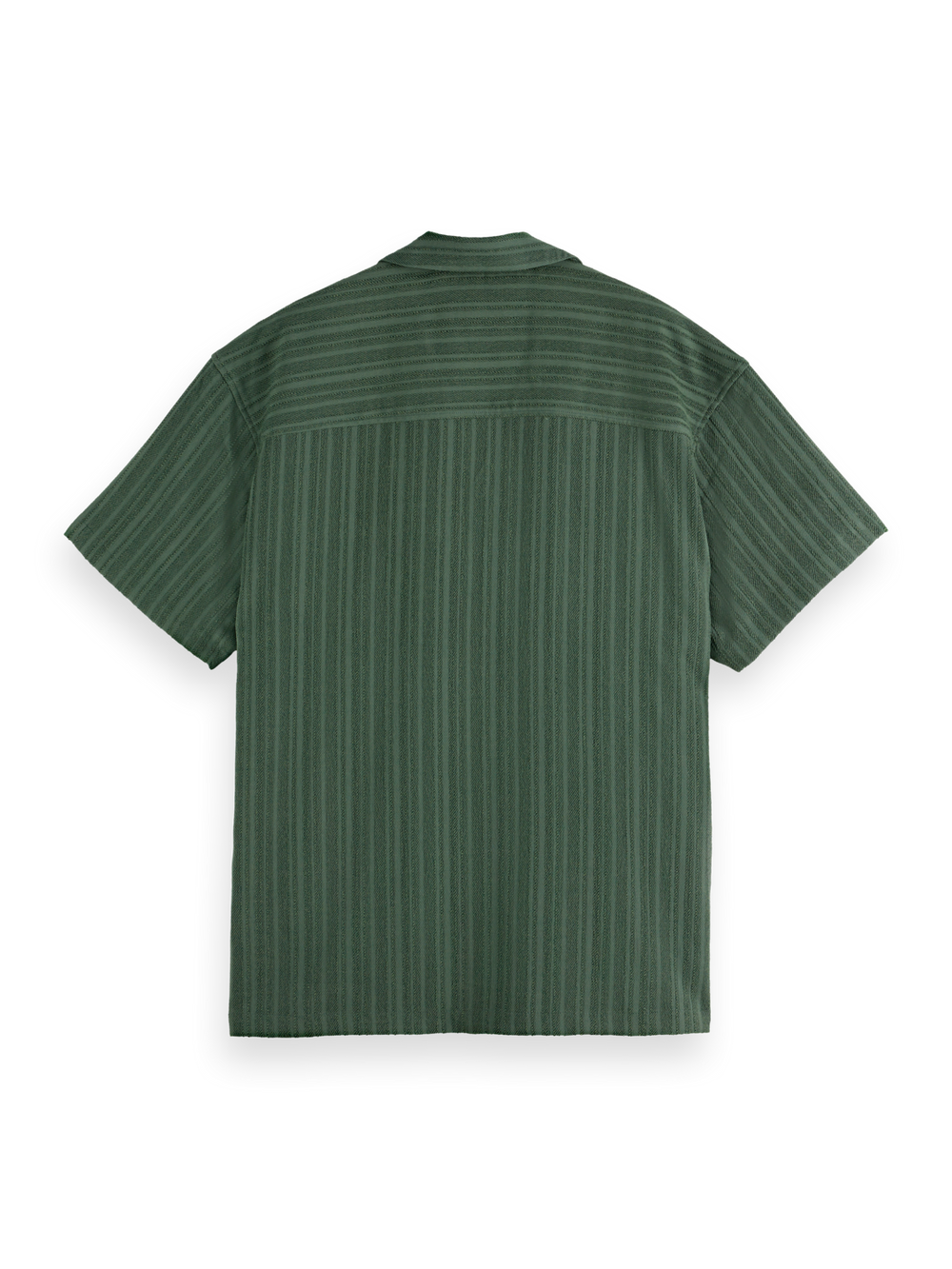 SCOTCH AND SODA Tonal-Striped Short-Sleeved Shirt - Gravity NYC