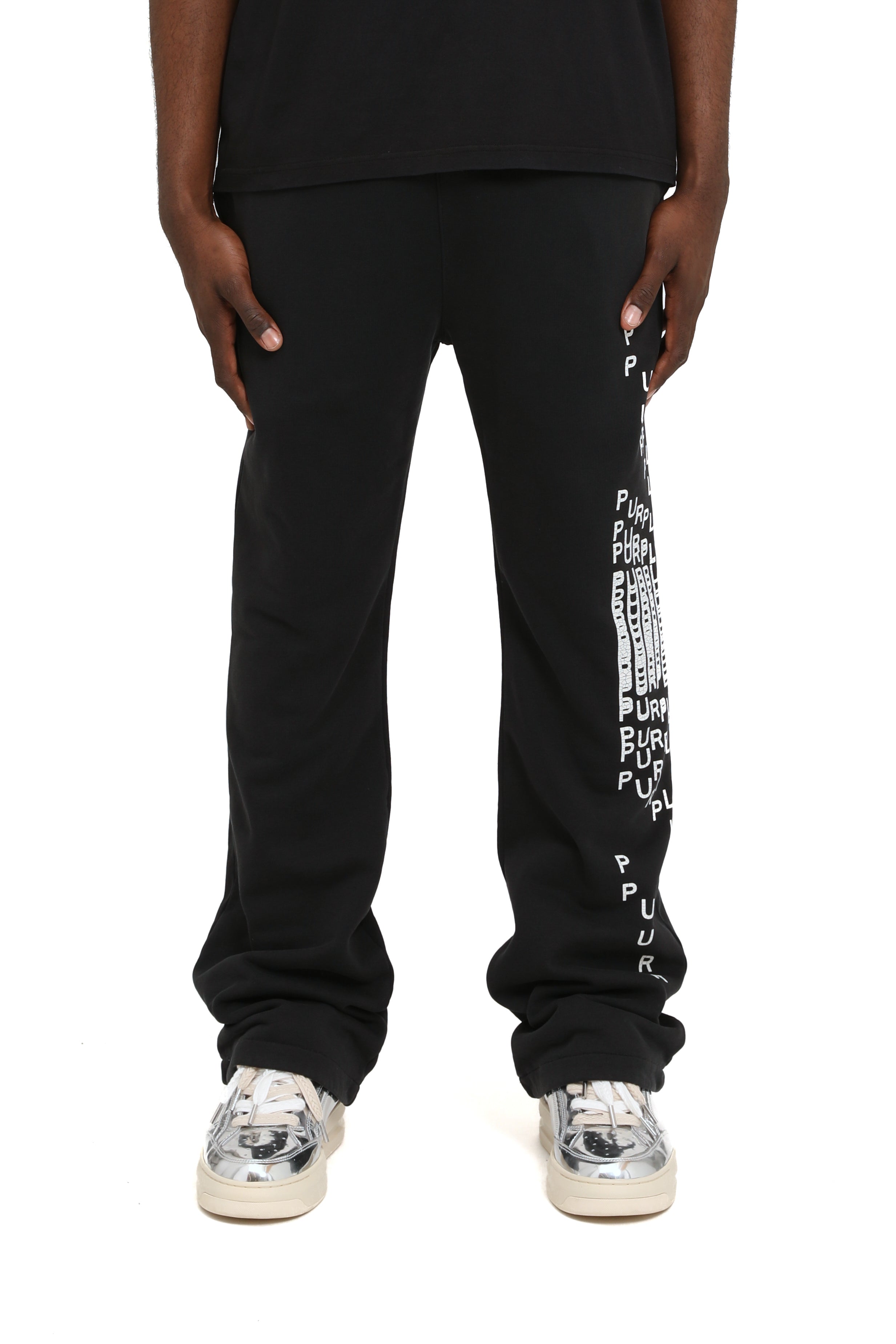 PURPLE BRAND P459 Mediumweight Fleece Flared Pants - Gravity NYC