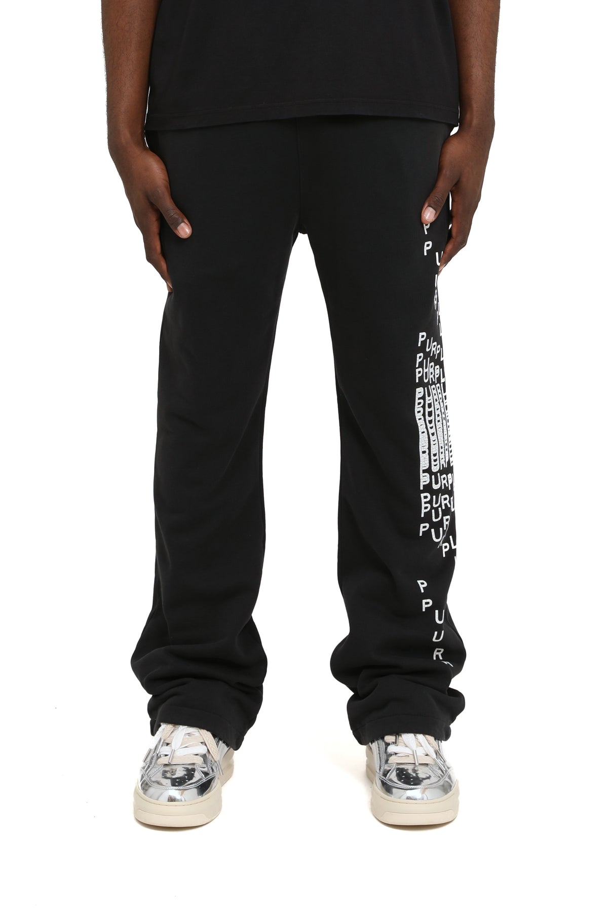 PURPLE BRAND P459 Mediumweight Fleece Flared Pants - Gravity NYC