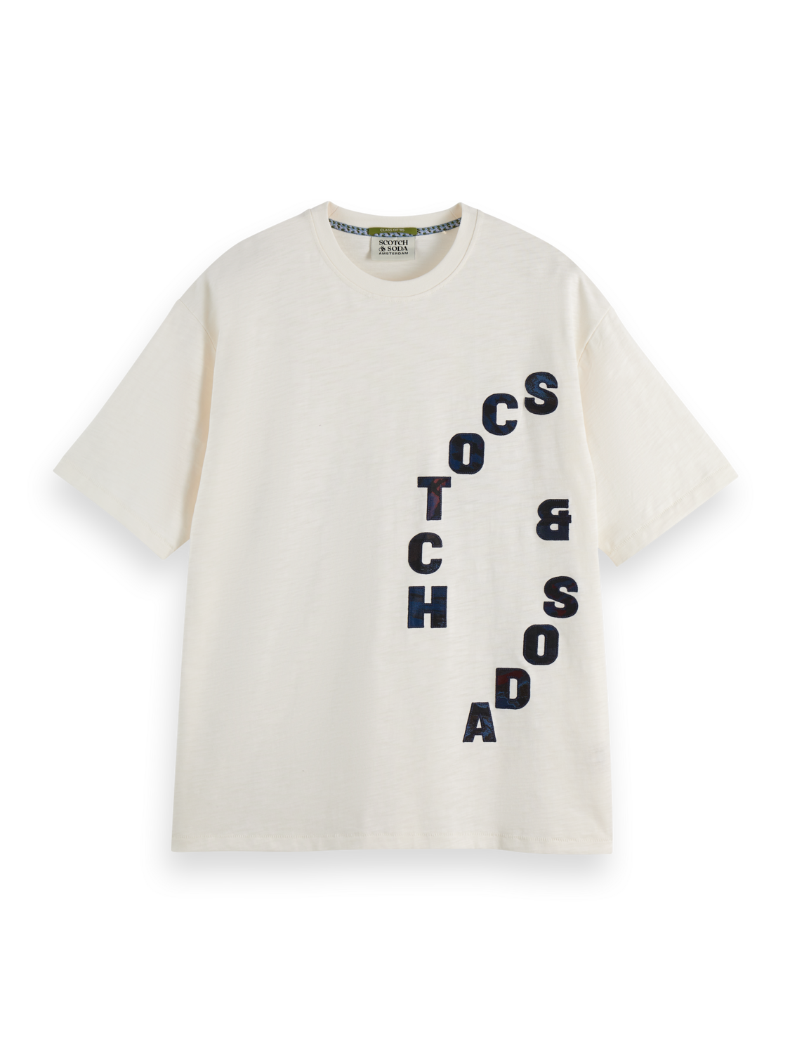 SCOTCH AND SODA Loose-Fit Applique T-Shirt - Gravity NYC