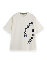 SCOTCH AND SODA Loose-Fit Applique T-Shirt - Gravity NYC