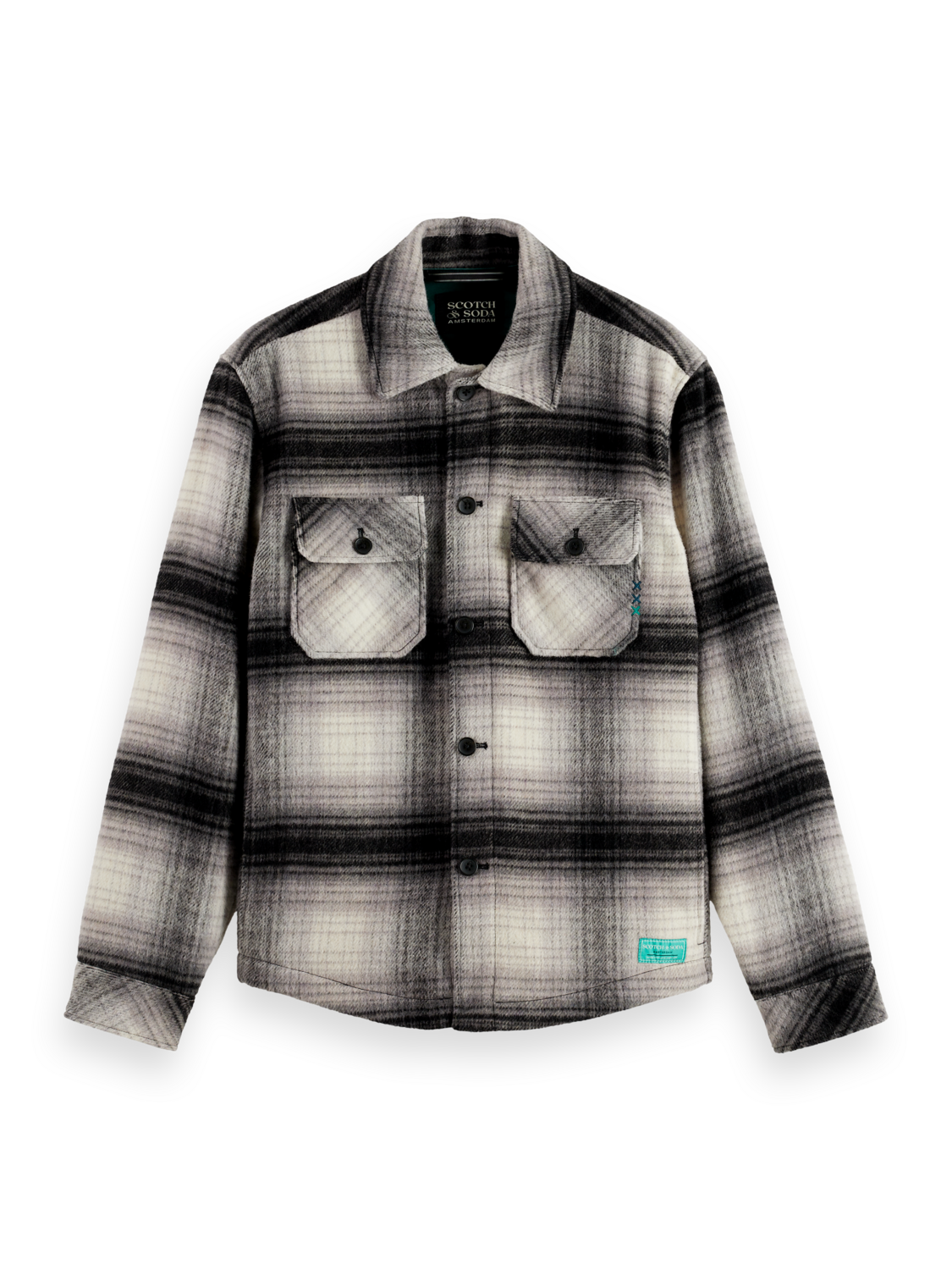SCOTCH AND SODA Check Overshirt - Gravity NYC
