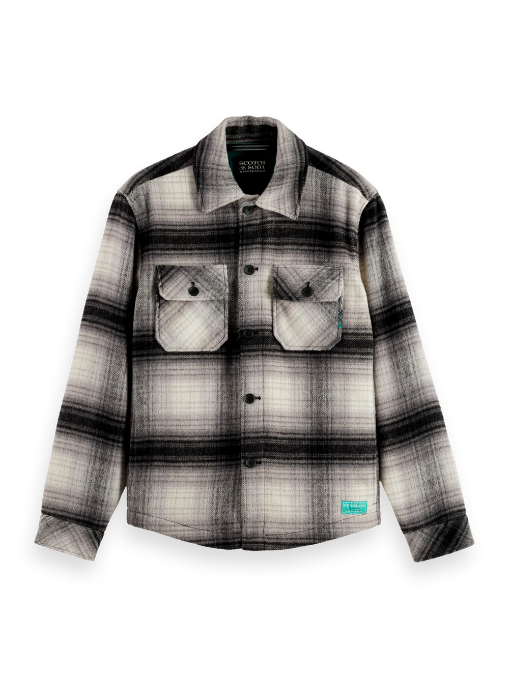 SCOTCH AND SODA Check Overshirt - Gravity NYC