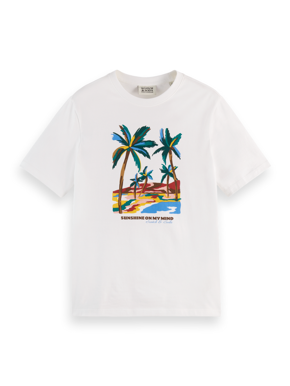 SCOTCH AND SODA Regular-Fit Front Artwork T-Shirt - Gravity NYC