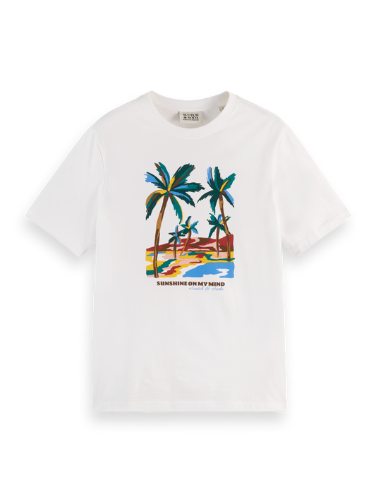 SCOTCH AND SODA Regular-Fit Front Artwork T-Shirt - Gravity NYC