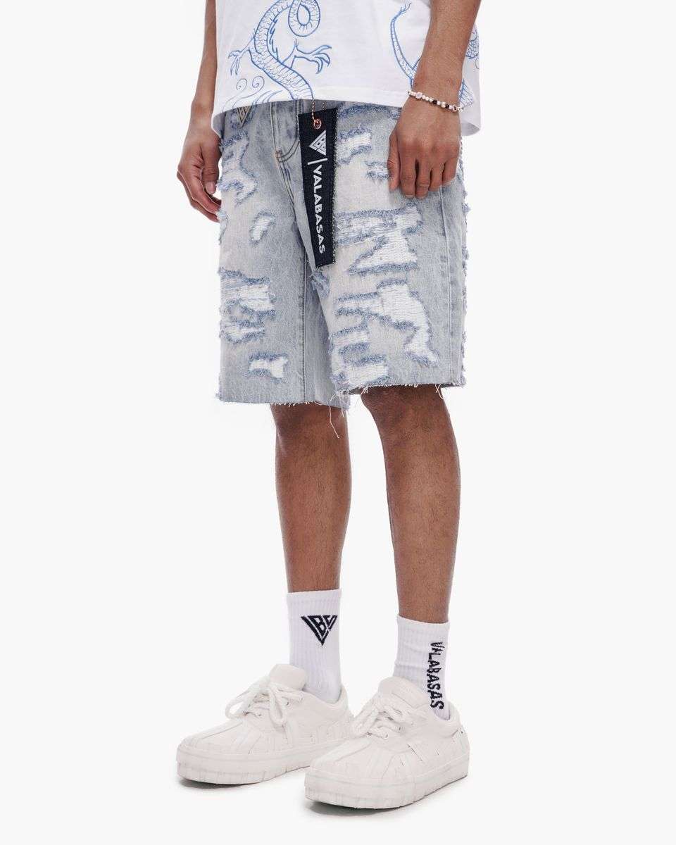 VALABASAS-Men's Jean Shorts and Denim Shorts