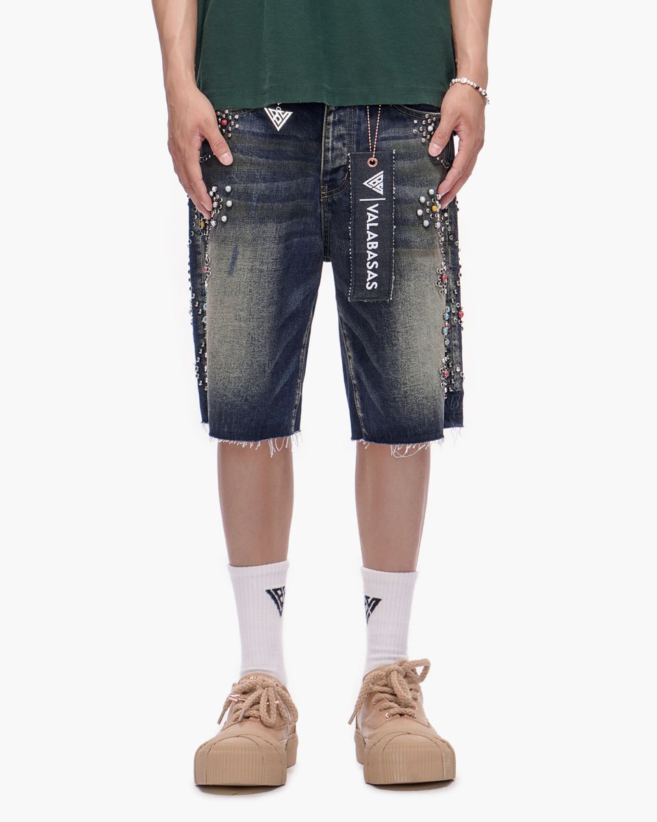 VALABASAS-Men's Jean Shorts and Denim Shorts Imagen principal del producto