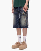 VALABASAS-Men's Jean Shorts and Denim Shorts
